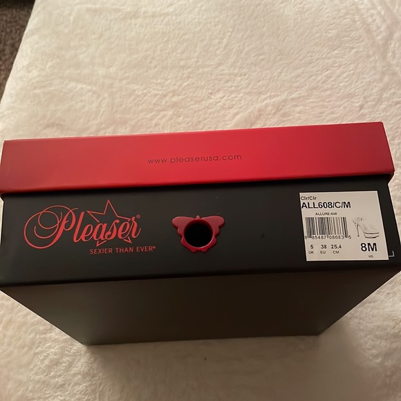 ALLURE-608 PLATFORM SANDAL | CLEAR VINYL - Picture 2 of 6